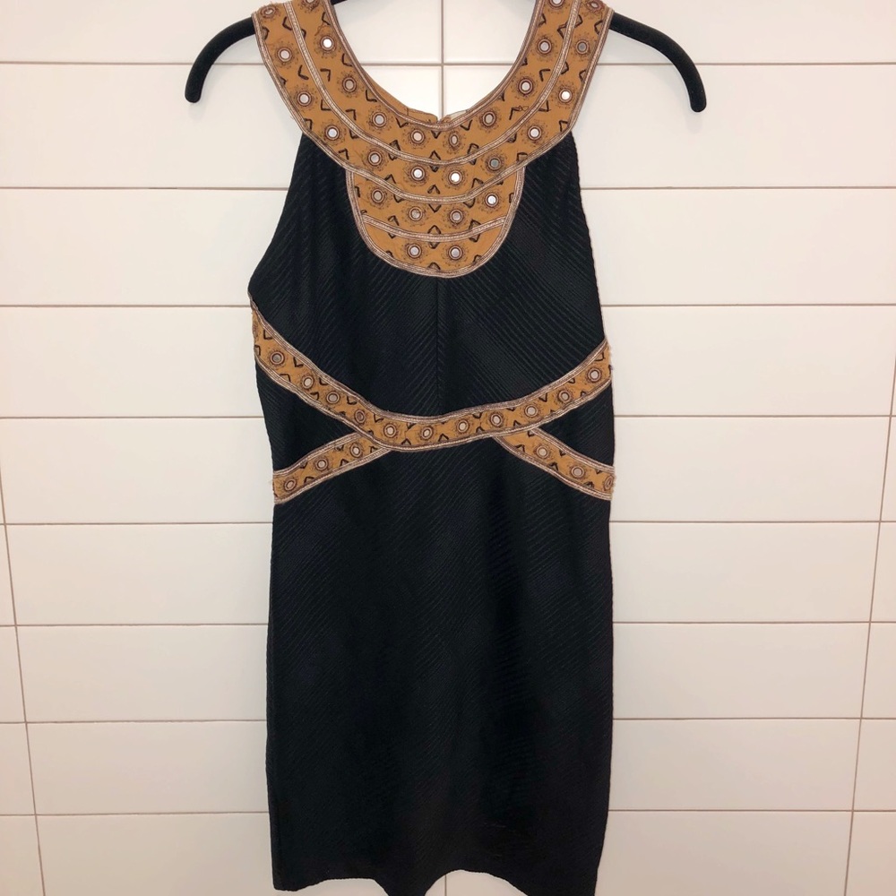 Free People Bodycon Black Dress